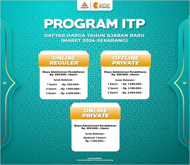 1 PRICE LIST OFFLINE PRO & ONLINE ITP (VVIP)